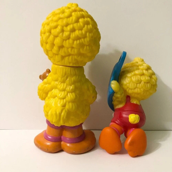 Vtg Sesame Street Big Bird Figures Kid Dimensions Hasbro With Teddy and  Kite - Picture 2 of 16
